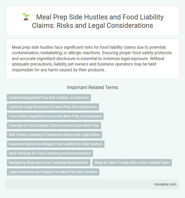 Meal Prep Side Hustles and Food Liability Claims: Risks and Legal Considerations