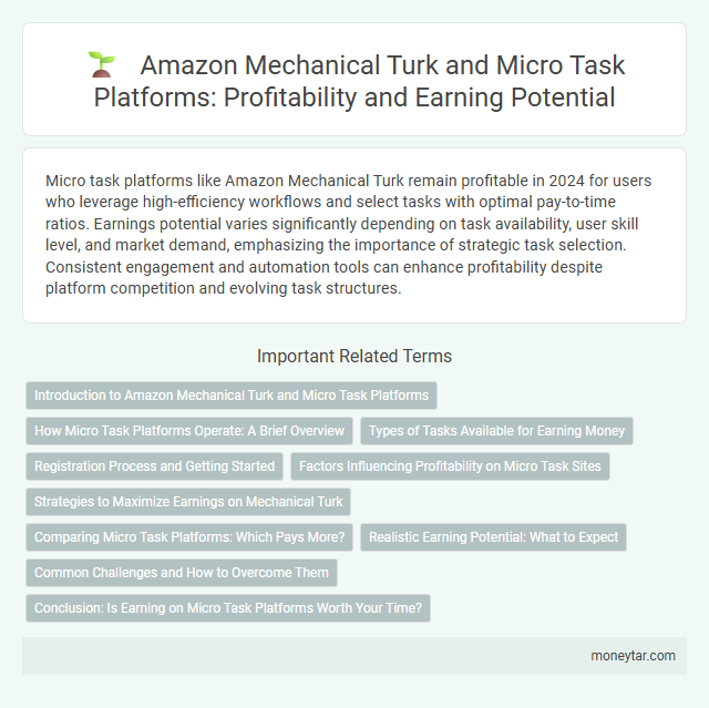Amazon Mechanical Turk and Micro Task Platforms: Profitability and Earning Potential