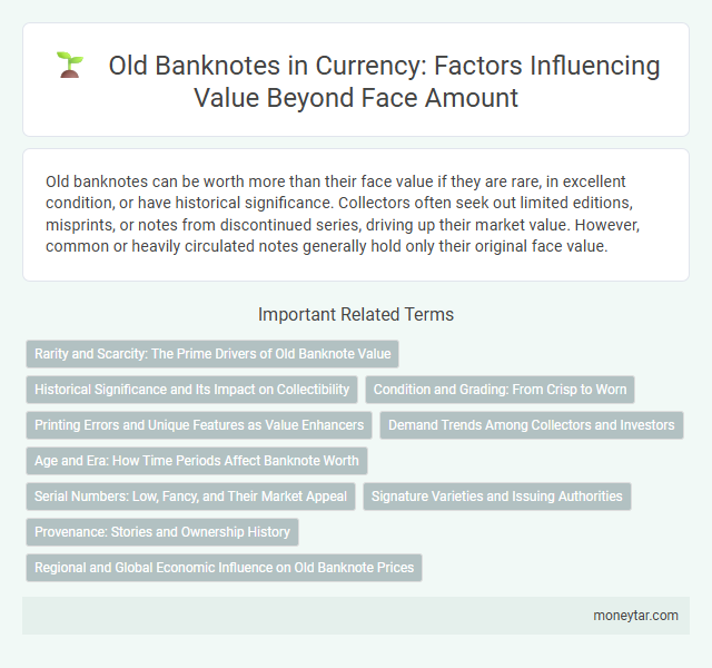 Old Banknotes in Currency: Factors Influencing Value Beyond Face Amount