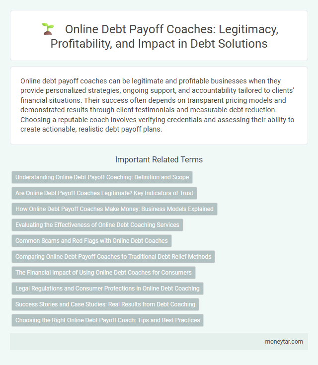 Online Debt Payoff Coaches: Legitimacy, Profitability, and Impact in Debt Solutions