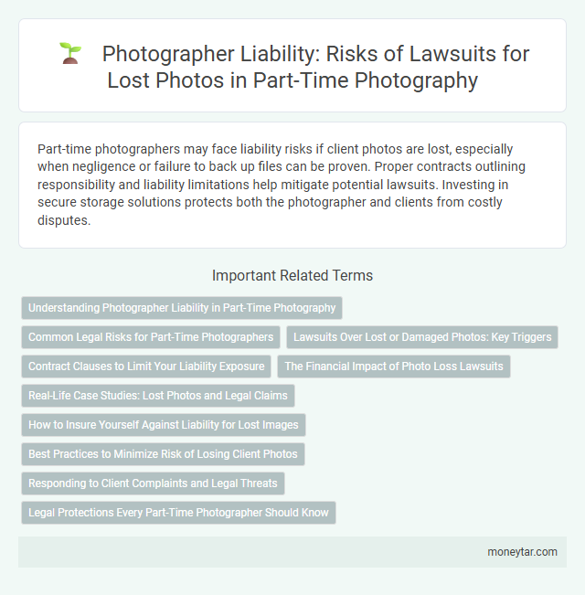 Photographer Liability: Risks of Lawsuits for Lost Photos in Part-Time Photography