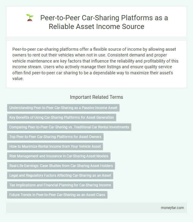 Peer-to-Peer Car-Sharing Platforms as a Reliable Asset Income Source