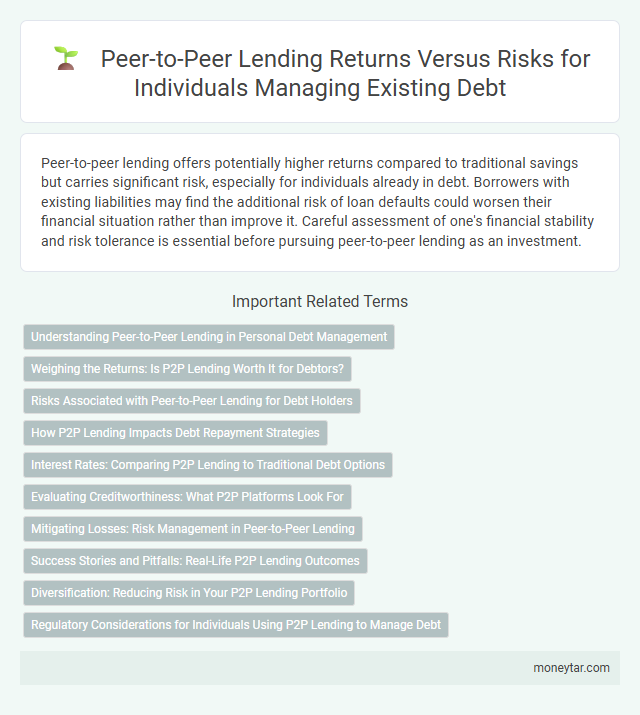 Peer-to-Peer Lending Returns Versus Risks for Individuals Managing Existing Debt