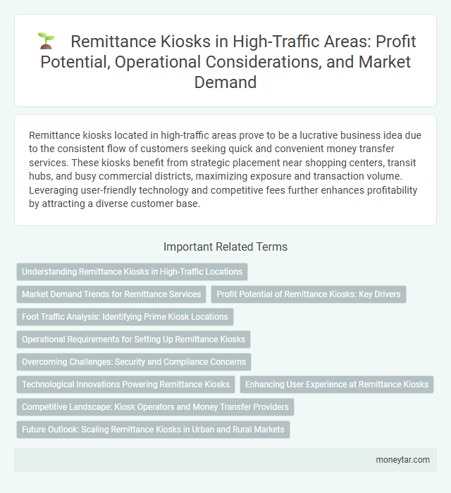 Remittance Kiosks in High-Traffic Areas: Profit Potential, Operational Considerations, and Market Demand