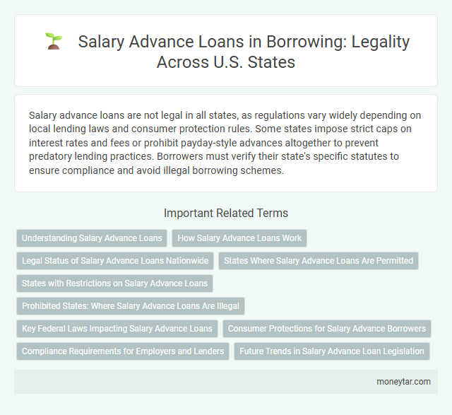 Salary Advance Loans in Borrowing: Legality Across U.S. States