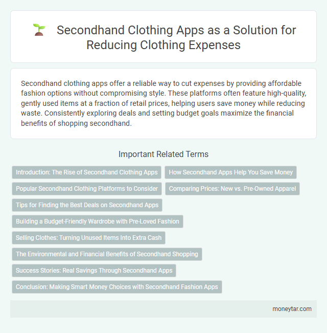 Secondhand Clothing Apps as a Solution for Reducing Clothing Expenses