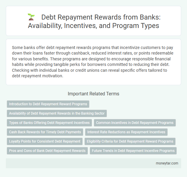 Debt Repayment Rewards from Banks: Availability, Incentives, and Program Types