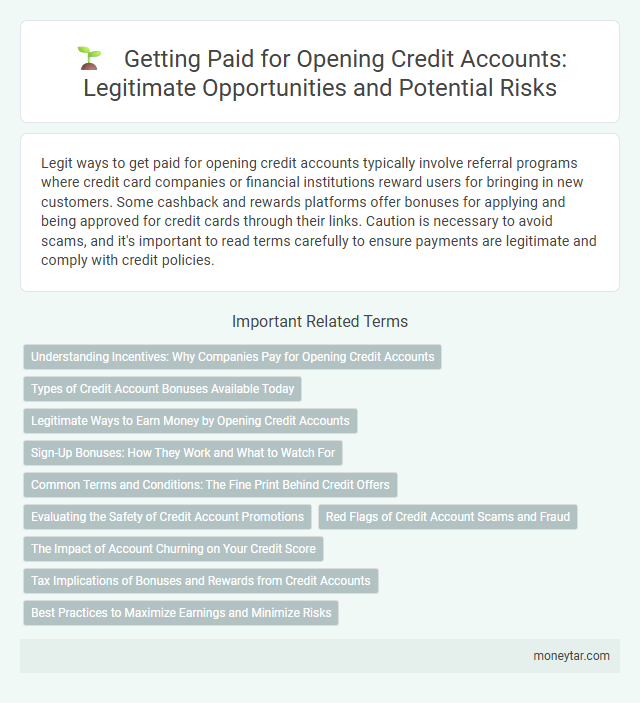 Getting Paid for Opening Credit Accounts: Legitimate Opportunities and Potential Risks