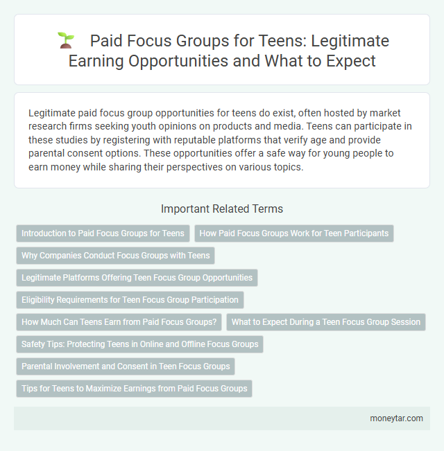 Paid Focus Groups for Teens: Legitimate Earning Opportunities and What to Expect