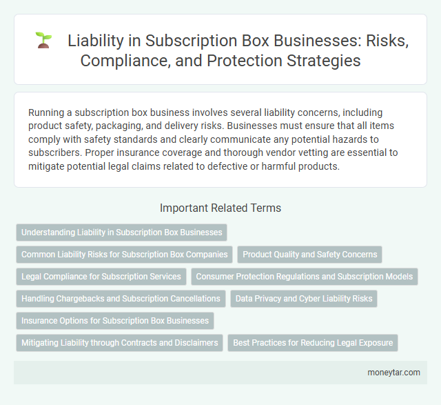 Liability in Subscription Box Businesses: Risks, Compliance, and Protection Strategies