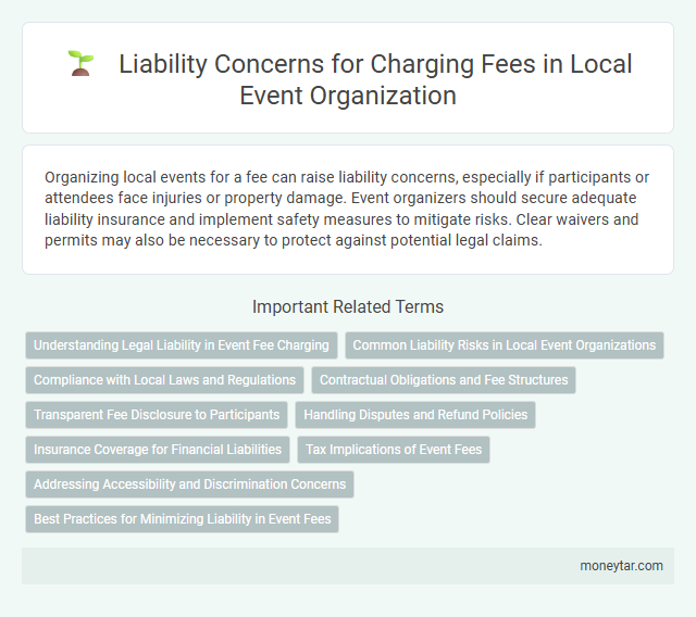 Liability Concerns for Charging Fees in Local Event Organization