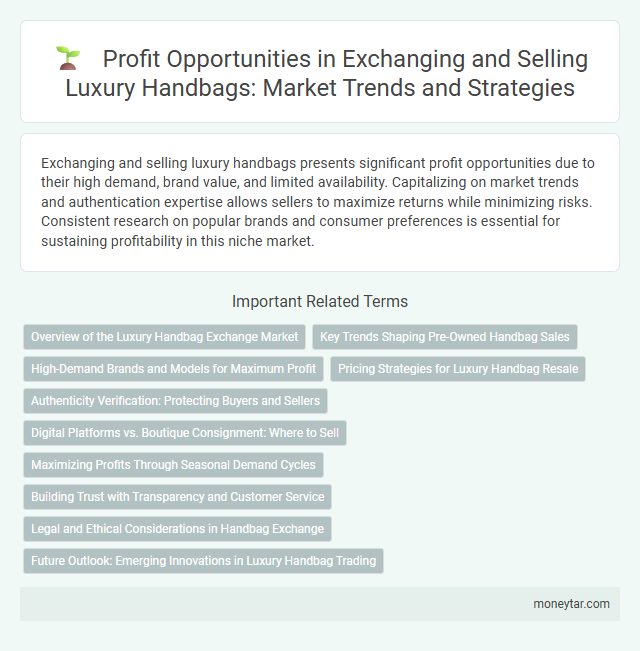 Profit Opportunities in Exchanging and Selling Luxury Handbags: Market Trends and Strategies