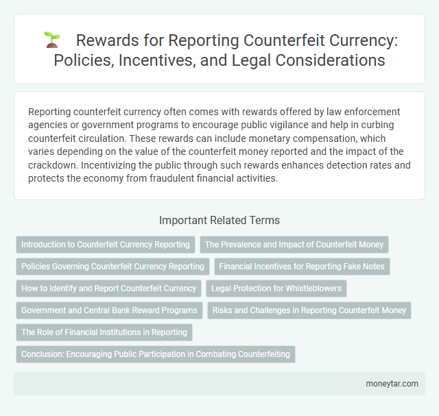 Rewards for Reporting Counterfeit Currency: Policies, Incentives, and Legal Considerations