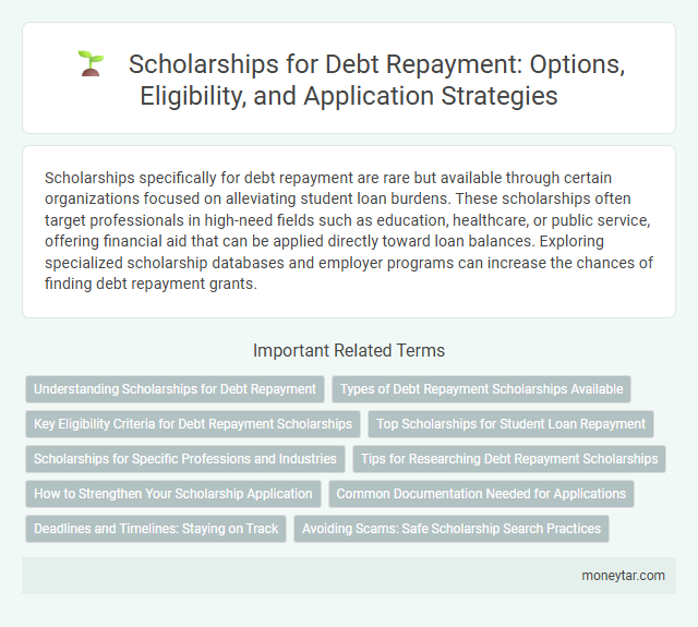 Scholarships for Debt Repayment: Options, Eligibility, and Application Strategies