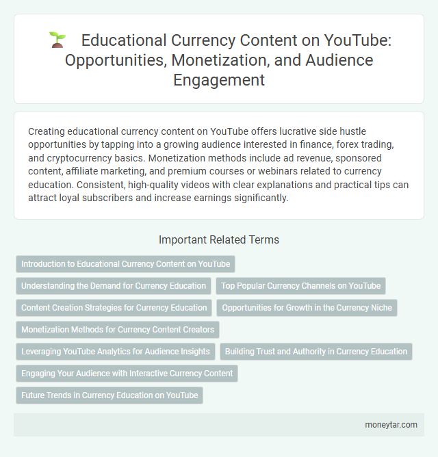 Educational Currency Content on YouTube: Opportunities, Monetization, and Audience Engagement