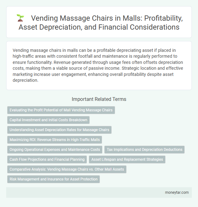 Vending Massage Chairs in Malls: Profitability, Asset Depreciation, and Financial Considerations