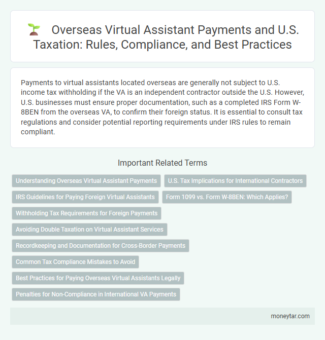 Overseas Virtual Assistant Payments and U.S. Taxation: Rules, Compliance, and Best Practices