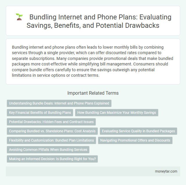 Bundling Internet and Phone Plans: Evaluating Savings, Benefits, and Potential Drawbacks