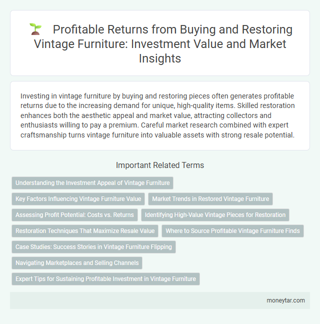 Profitable Returns from Buying and Restoring Vintage Furniture: Investment Value and Market Insights