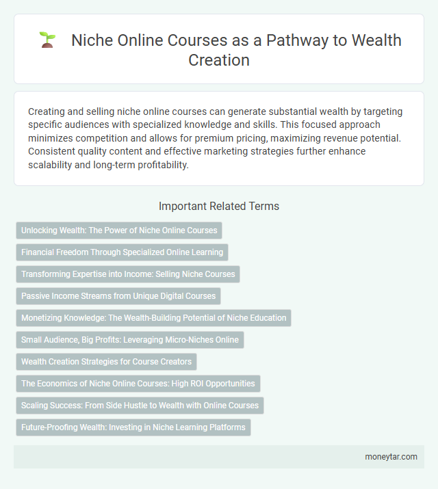 Niche Online Courses as a Pathway to Wealth Creation