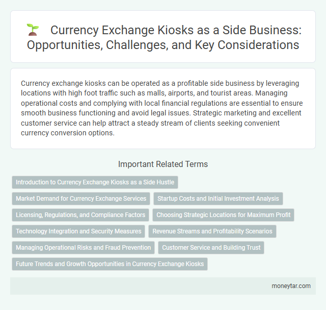 Currency Exchange Kiosks as a Side Business: Opportunities, Challenges, and Key Considerations