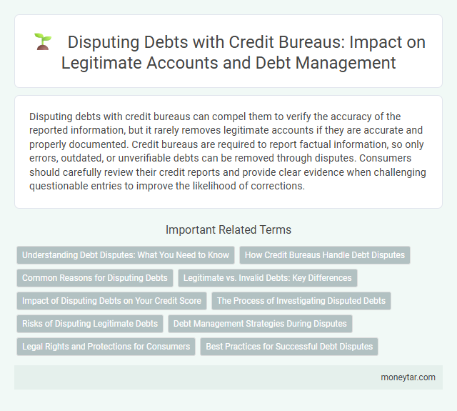 Disputing Debts with Credit Bureaus: Impact on Legitimate Accounts and Debt Management