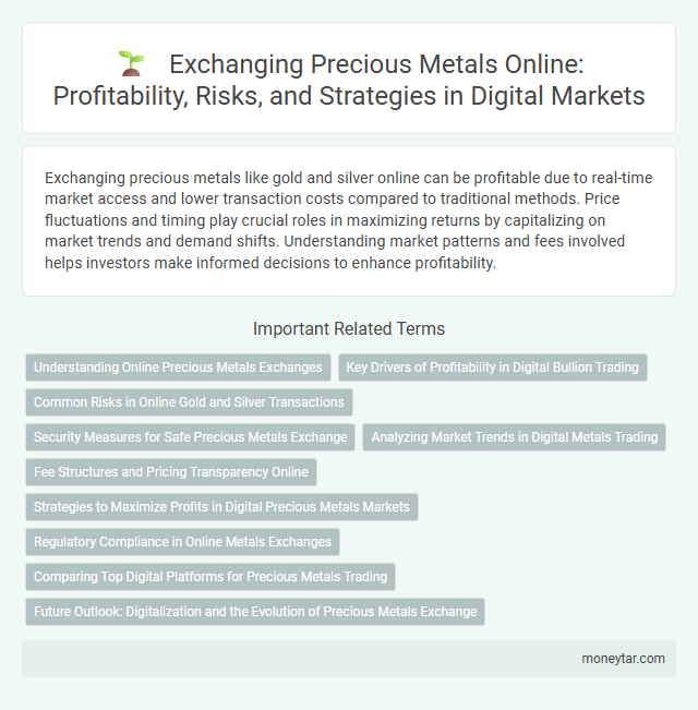 Exchanging Precious Metals Online: Profitability, Risks, and Strategies in Digital Markets
