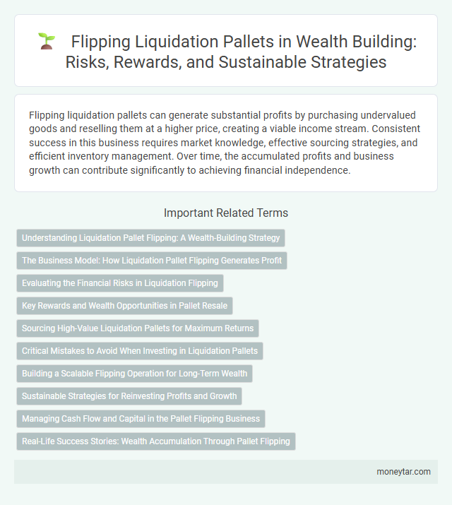Flipping Liquidation Pallets in Wealth Building: Risks, Rewards, and Sustainable Strategies
