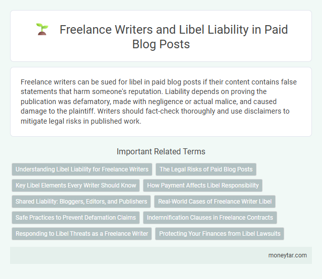 Freelance Writers and Libel Liability in Paid Blog Posts