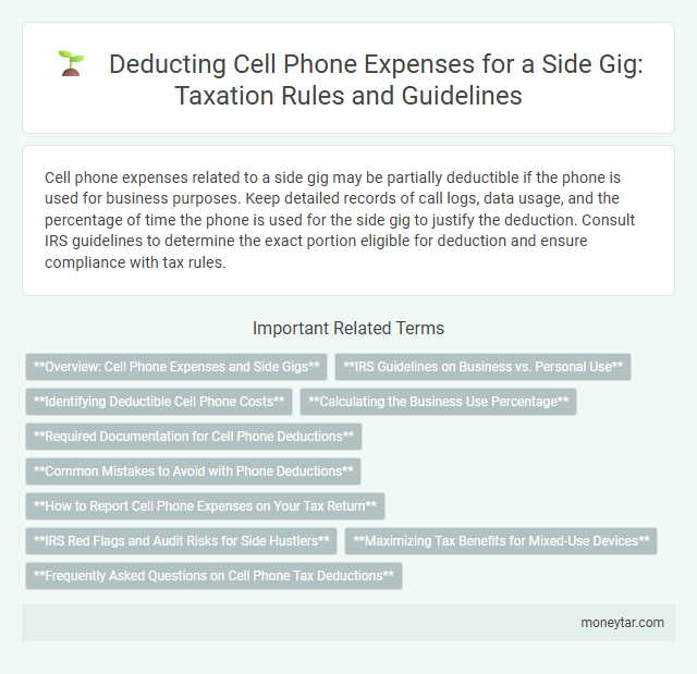 Deducting Cell Phone Expenses for a Side Gig: Taxation Rules and Guidelines
