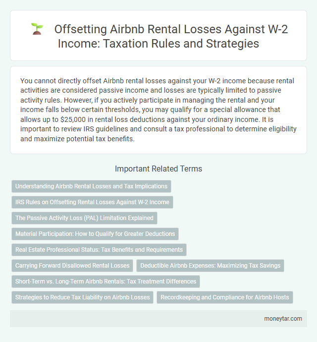 Offsetting Airbnb Rental Losses Against W-2 Income: Taxation Rules and Strategies