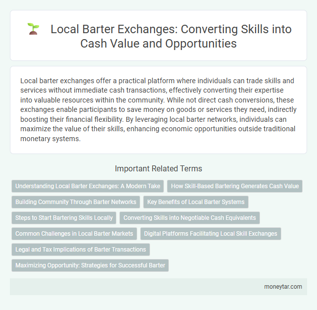 Local Barter Exchanges: Converting Skills into Cash Value and Opportunities