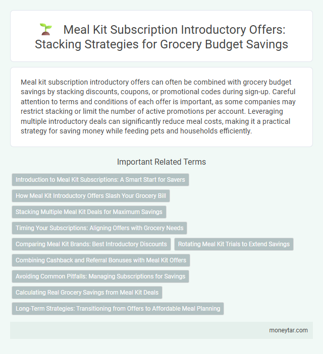 Meal Kit Subscription Introductory Offers: Stacking Strategies for Grocery Budget Savings