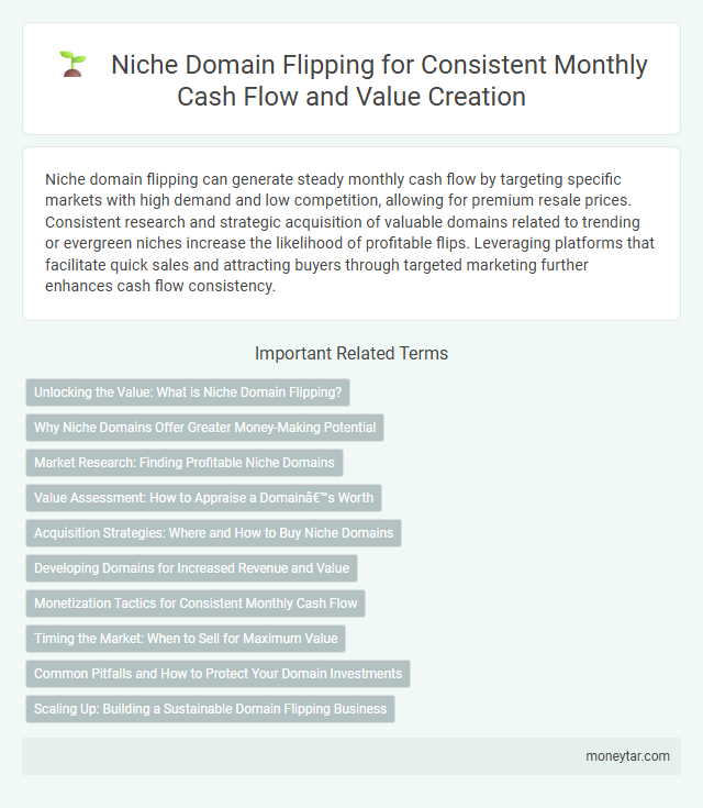 Niche Domain Flipping for Consistent Monthly Cash Flow and Value Creation