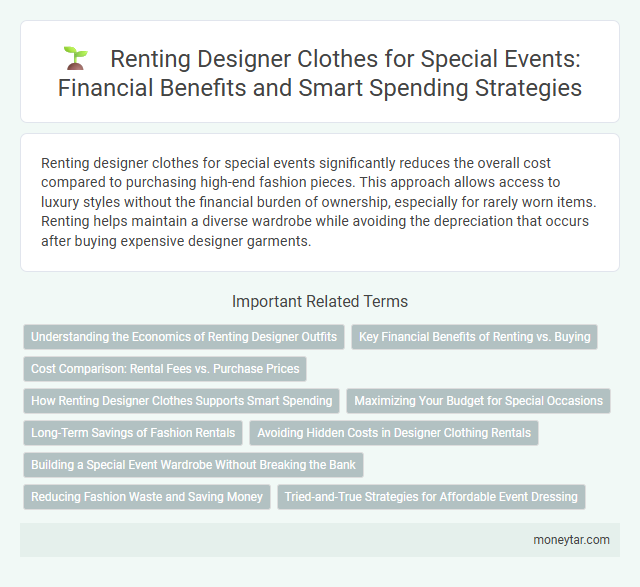 Renting Designer Clothes for Special Events: Financial Benefits and Smart Spending Strategies