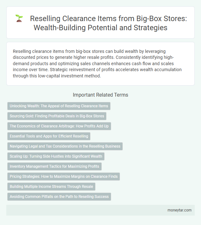 Reselling Clearance Items from Big-Box Stores: Wealth-Building Potential and Strategies
