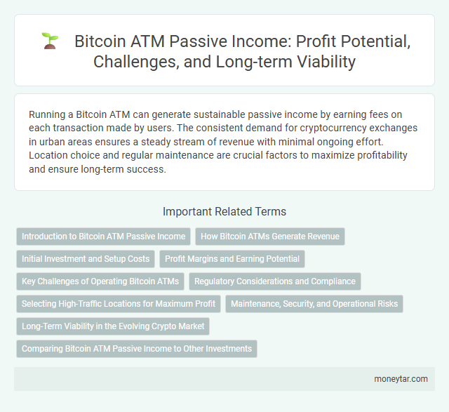 Bitcoin ATM Passive Income: Profit Potential, Challenges, and Long-term Viability