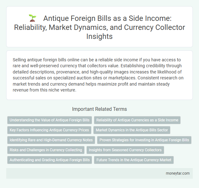 Antique Foreign Bills as a Side Income: Reliability, Market Dynamics, and Currency Collector Insights