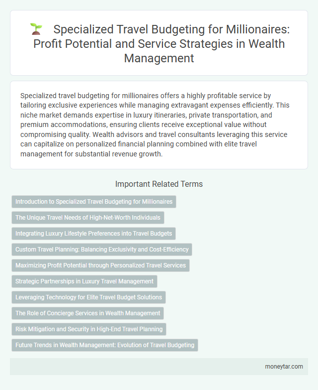 Specialized Travel Budgeting for Millionaires: Profit Potential and Service Strategies in Wealth Management