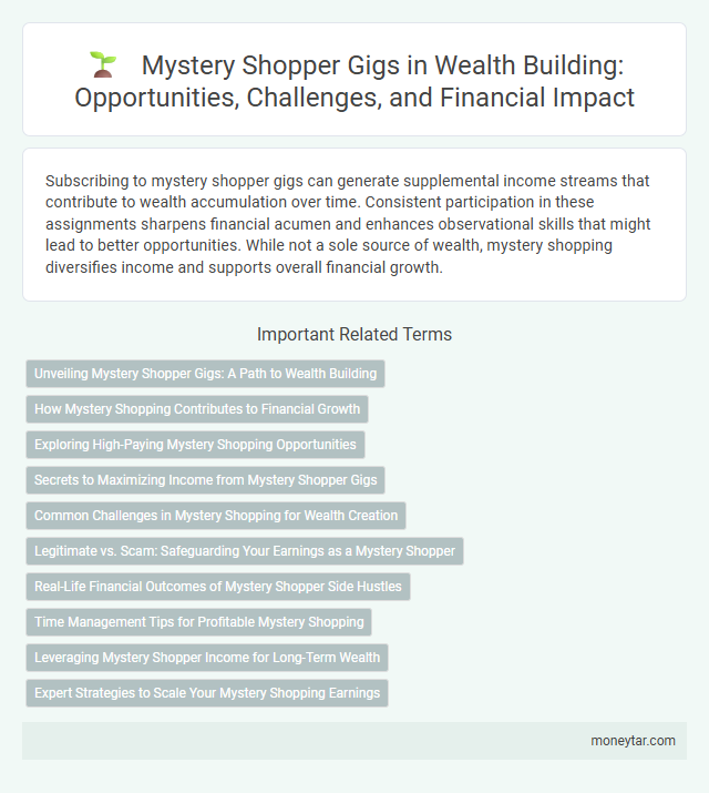 Mystery Shopper Gigs in Wealth Building: Opportunities, Challenges, and Financial Impact