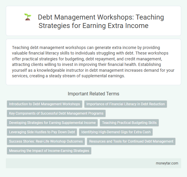 Debt Management Workshops: Teaching Strategies for Earning Extra Income