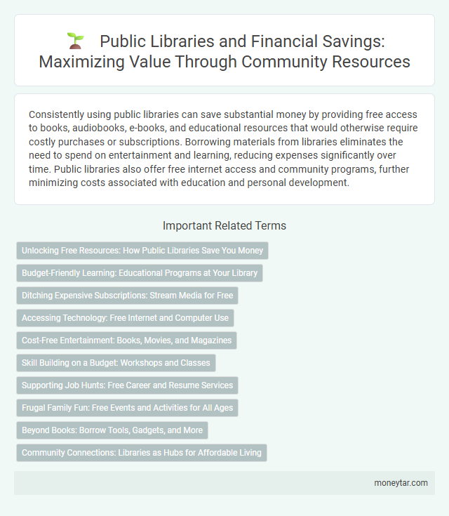 Public Libraries and Financial Savings: Maximizing Value Through Community Resources