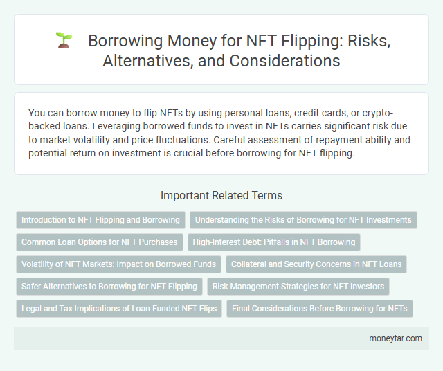 Borrowing Money for NFT Flipping: Risks, Alternatives, and Considerations