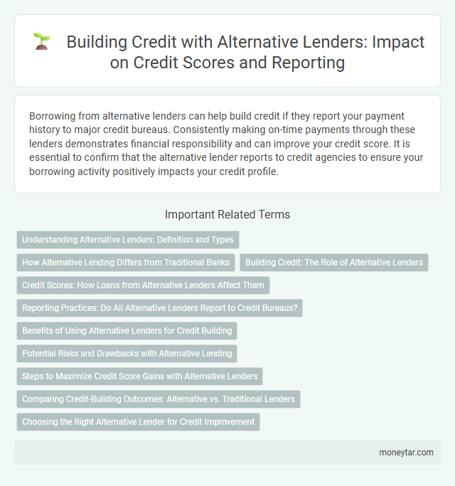 Building Credit with Alternative Lenders: Impact on Credit Scores and Reporting