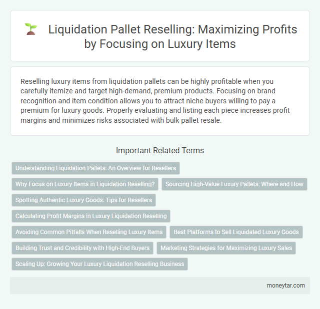 Liquidation Pallet Reselling: Maximizing Profits by Focusing on Luxury Items