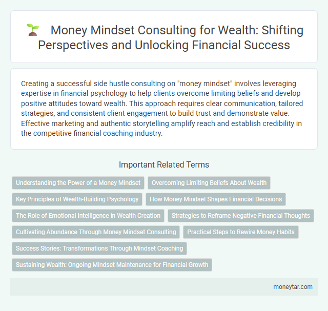 Money Mindset Consulting for Wealth: Shifting Perspectives and Unlocking Financial Success