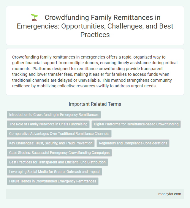 Crowdfunding Family Remittances in Emergencies: Opportunities, Challenges, and Best Practices