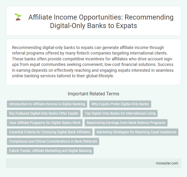 Affiliate Income Opportunities: Recommending Digital-Only Banks to Expats