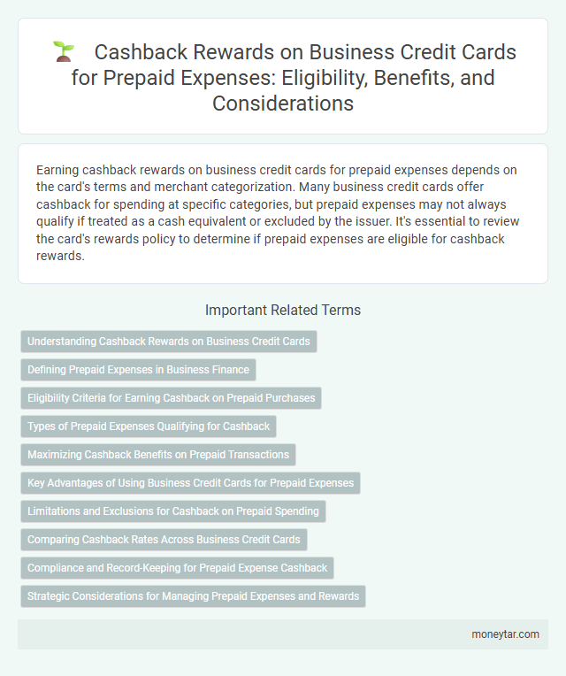 Cashback Rewards on Business Credit Cards for Prepaid Expenses: Eligibility, Benefits, and Considerations