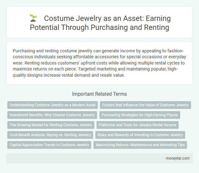 Costume Jewelry as an Asset: Earning Potential Through Purchasing and Renting